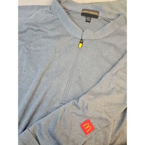Mcdonalds Crew Shirt Size XL Quarter Zip Short Sleeve Workwear Uniform MC305 Men